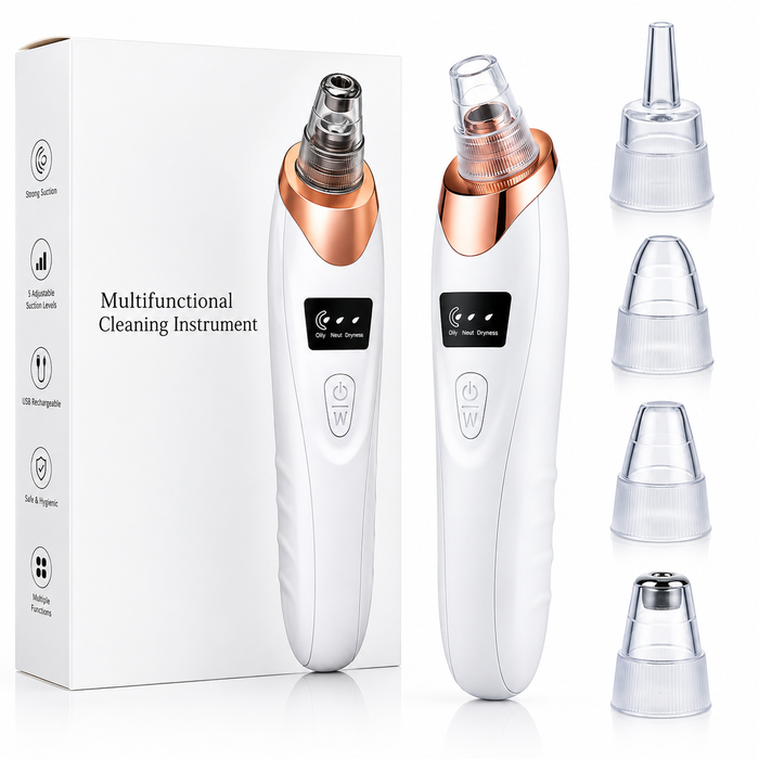 5 in 1 Blackhead Remover Machine, Rechargeable Pore Vacuum