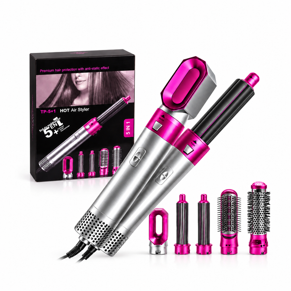 5-in-1 Hot Air Hair Styler & Volumizing Brush