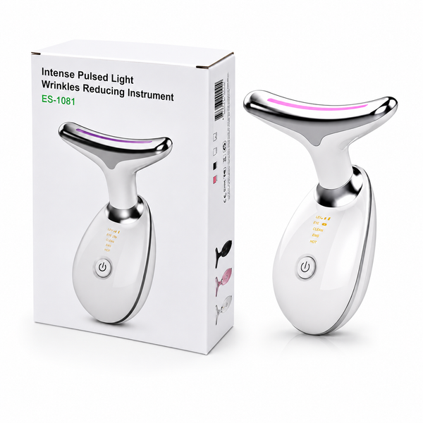 Electric Face & Neck Massager – Anti-Aging Facial Lifting & Skin Tightening Device  Portable Vibration Beauty Massager