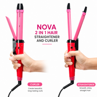 Nova 2 in 1 Hair Curler & Straightener image 3