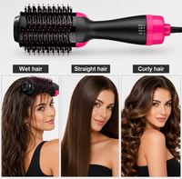 One Step Hair Dryer & Styler, Hot Air Brush, Hair Straightening & Drying Brush image 2