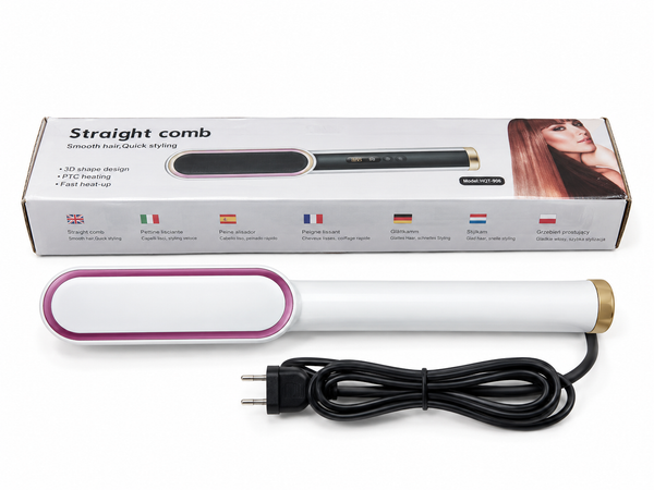 Ceramic Heated Hair Straightening Brush