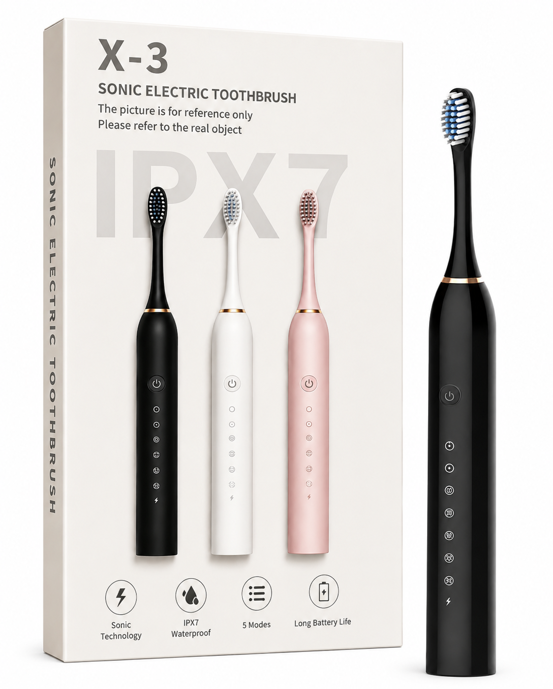 X3 Sonic Electric Toothbrush Rechargeable